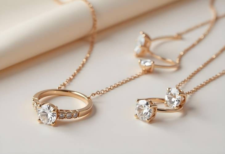 Sophisticated Diamond Jewelry Accessories Rings, Necklaces, and Earrings